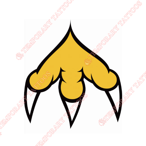 Springfield Falcons Customize Temporary Tattoos Stickers NO.9139